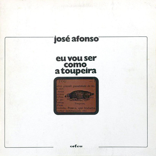 Eu Vou Ser Como A Toupeira - edição remasterizada