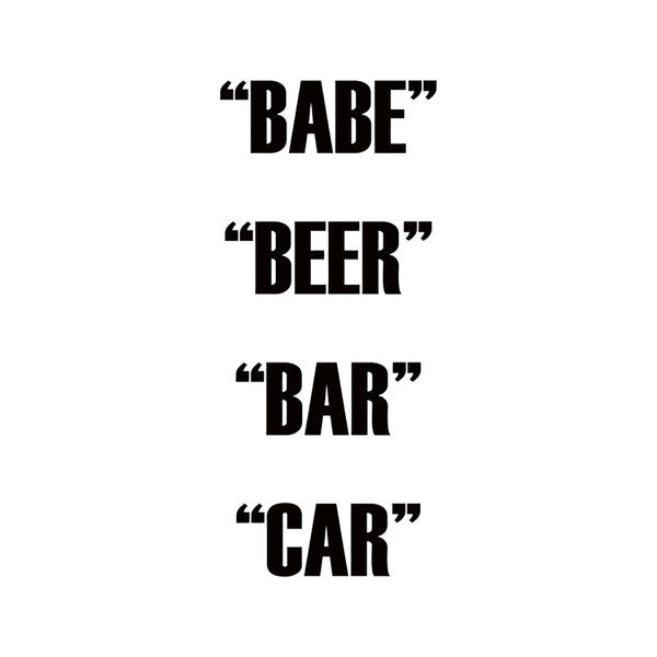 Babe Beer Bar Car